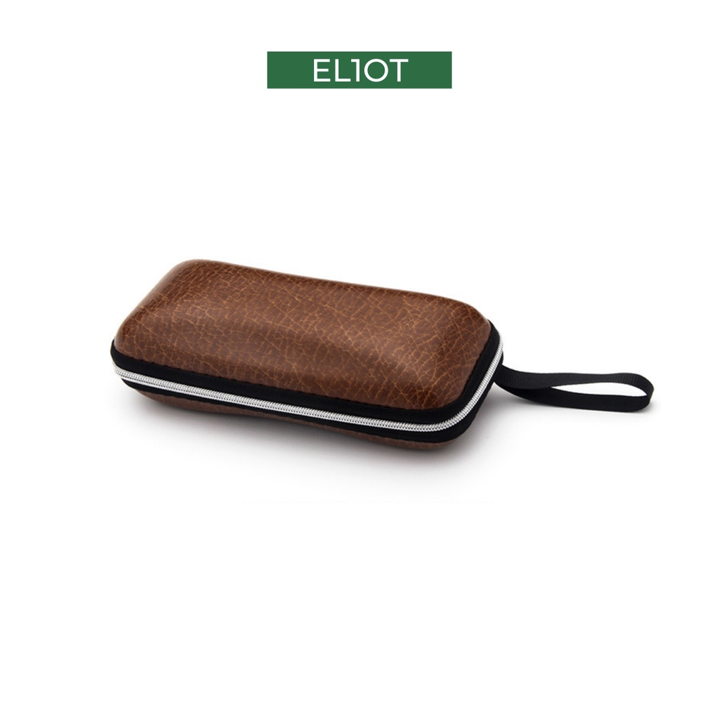 Hộp da đựng kính mắt ELIOT Eyewear có khóa kéo tiện lợi thời trang