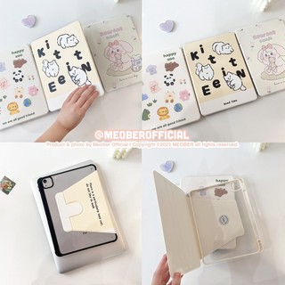 [Premium] Bao da Xoay iPad Cute Acrylic, phối màu pastel, in hoạ tiết & lưng chống ố cho iPad Gen 7 8 9, Air 456, Pro11