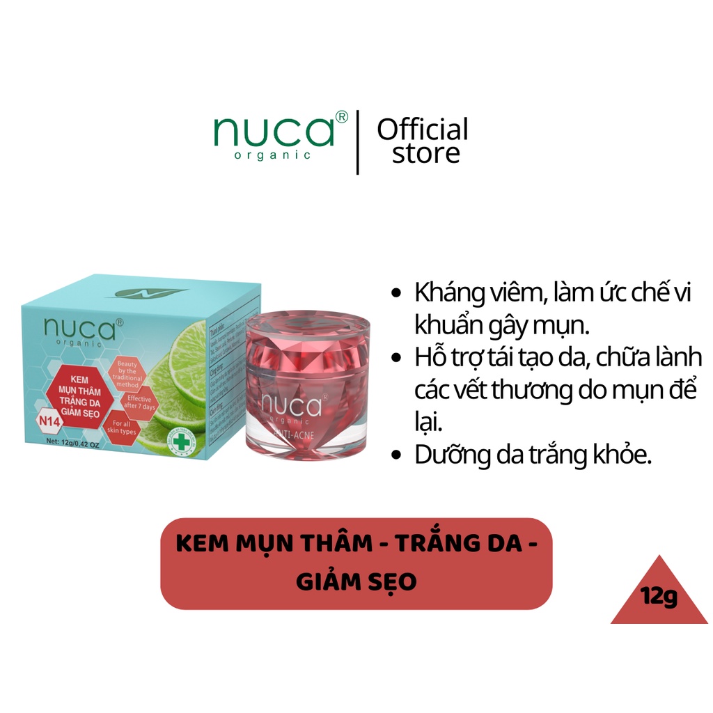 Kem NUCA Kem Mụn Thâm Trắng Da Giảm Sẹo NUCA Kem Mụn NUCA