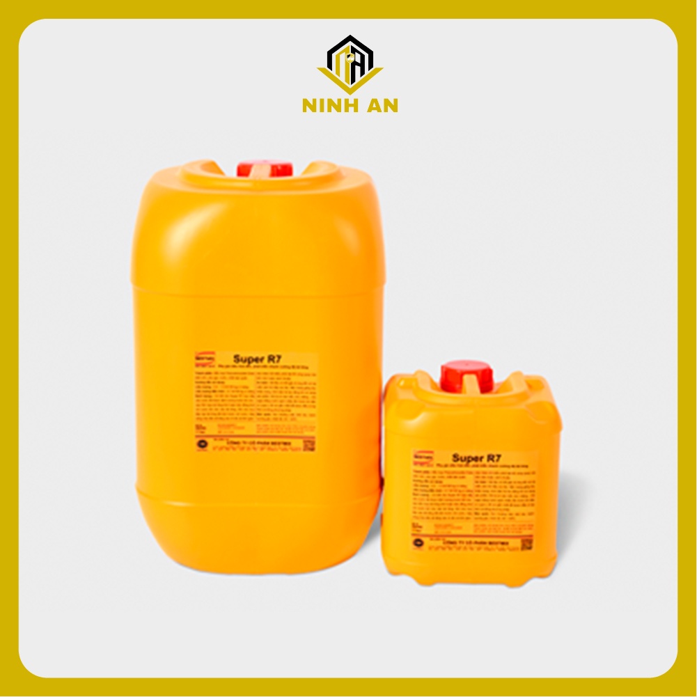 Super R7 - Can 5 lít - Phụ gia siêu hoá dẻo cho bêtông, đóng rắn nhanh ...