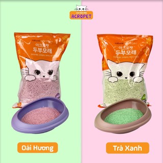 [Có video thật] Cát vệ sinh cho mèo -  ACROPET (100% ĐẬU PHỤ TỰ NHIÊN)