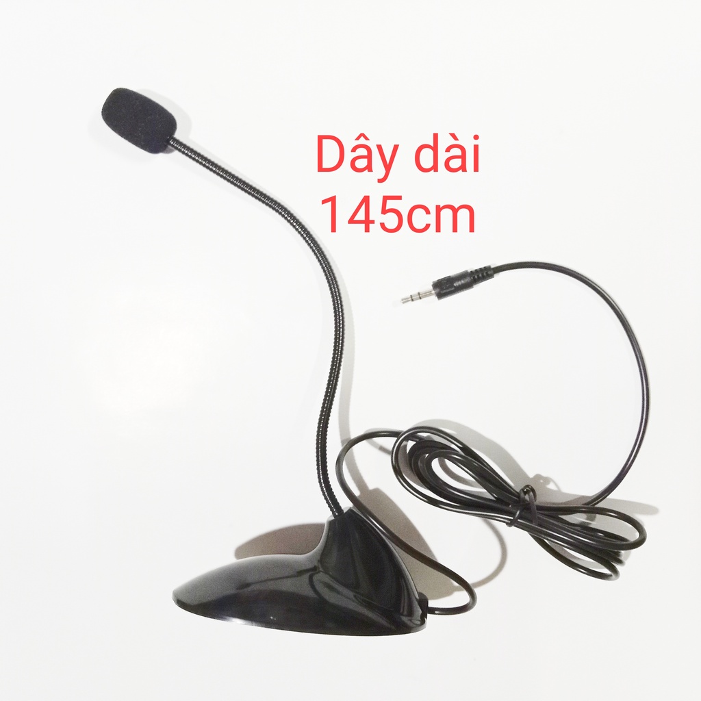 Micro để bàn cho điện thoại, pc, laptop giắc 3.5mm | Shopee Việt Nam