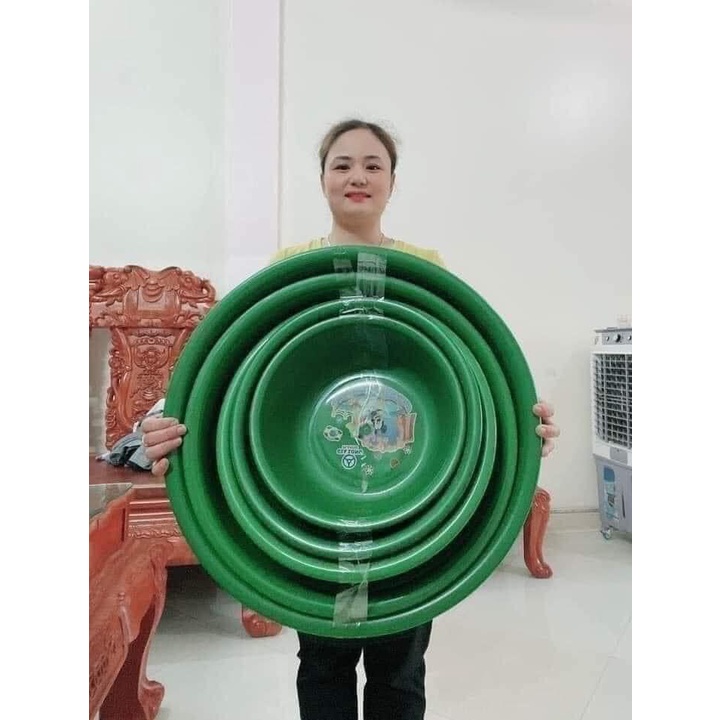 Freeship - Hàng cao cấp - Bộ năm thau nhựa đủ cỡ