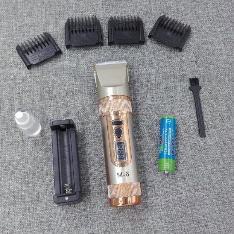 Tông Đơ Cắt Tóc Lưỡi Sứ Hải Pin M6 Hair Clipper, Hair Cutter Machine ...