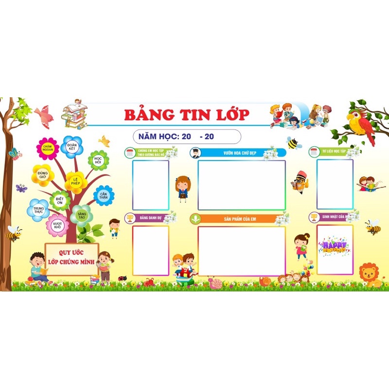 Trang trí lớp học - Giá Tốt, Miễn Phí Vận Chuyển, Đủ Loại | Shopee ...