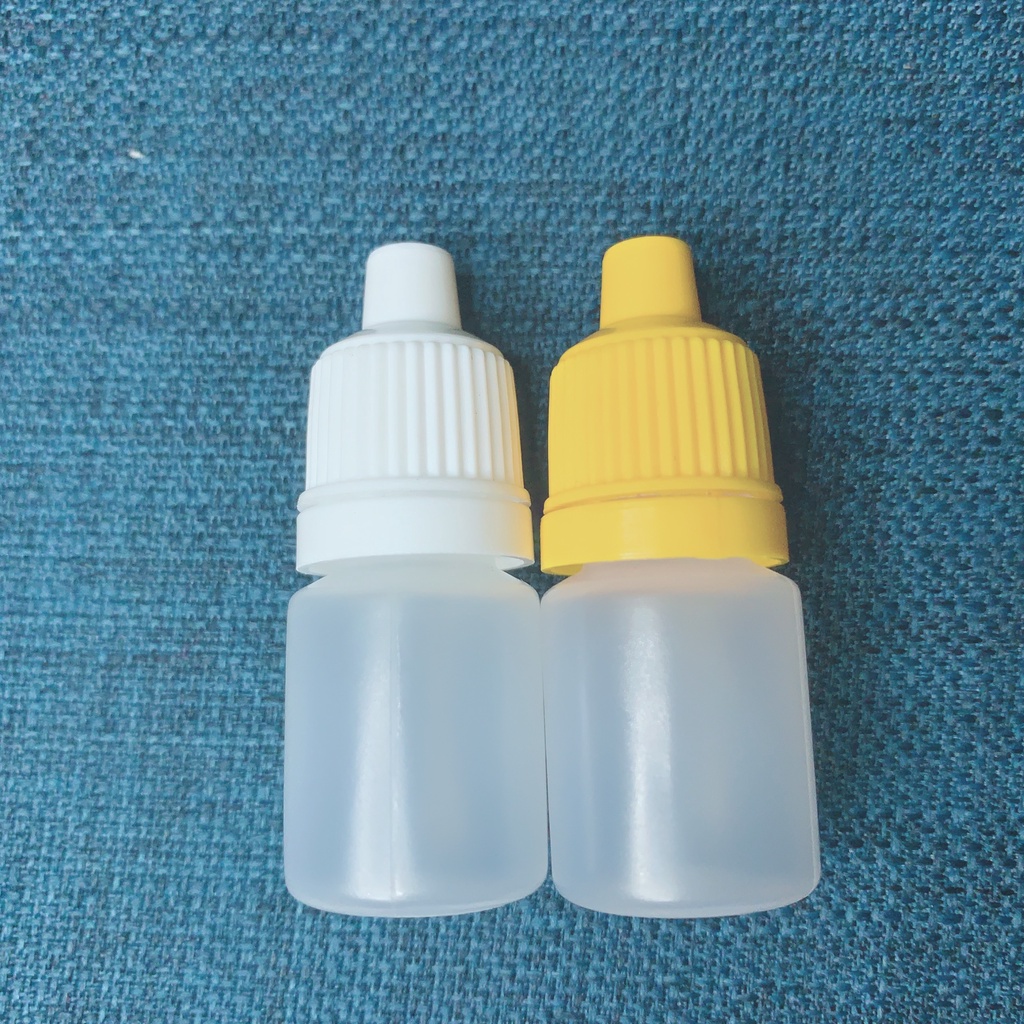 Lọ nhựa rỗng 5ml (combo 100 lọ) đựng nước nhỏ mắt bao gồm nắp có ...
