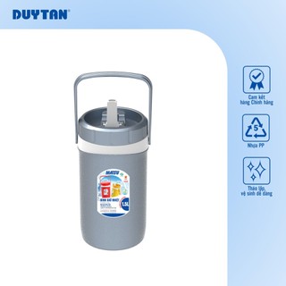 Bình Giữ Nhiệt 3lít, có vòi DUY TÂN nhựa PP, bình đá mini giữ lạnh đến 12 giờ, nắp có ron chống rỉ nước