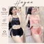 HT208 Bộ ngủ sexy 2 dây croptop hách dáng, đồ ngủ lụa phối ren xẻ hông gợi cảm HT208