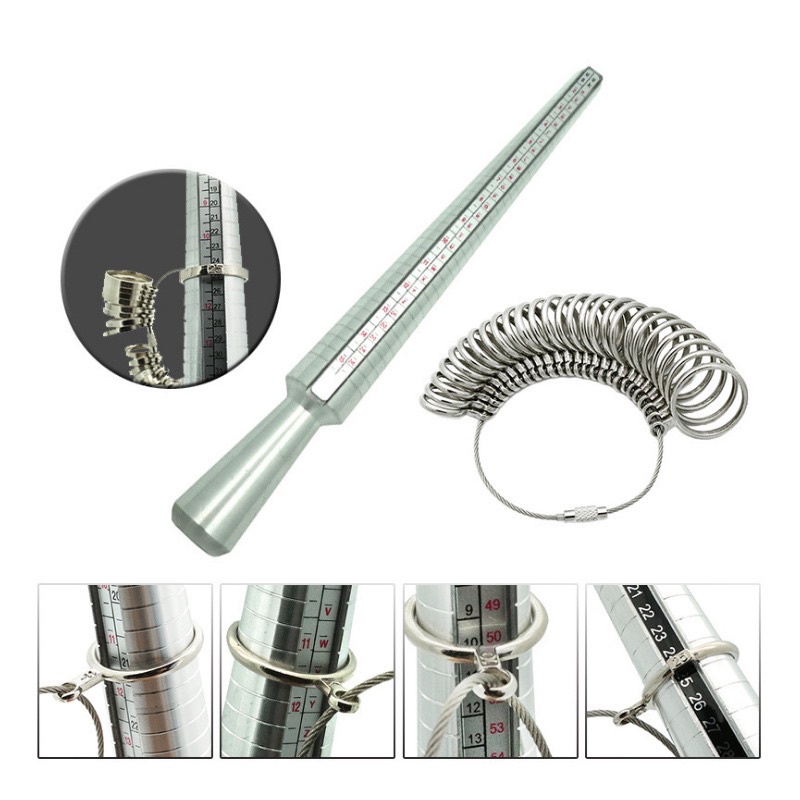Bộ đo ni làm nhẫn hàng cao cấp - dụng cụ đo size nhẫn | Shopee Việt Nam
