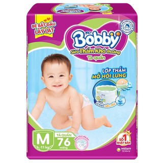 Tã/Bỉm Quần Bobby NB1/ NB2/ SS70/ S56/ LD68/ LQ68/ XL62 Cho Bé | Minizon Kids