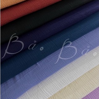 Vải Xô Muslin 2 Lớp Mềm Mịn An Toàn Cho Bé Khổ 1m40