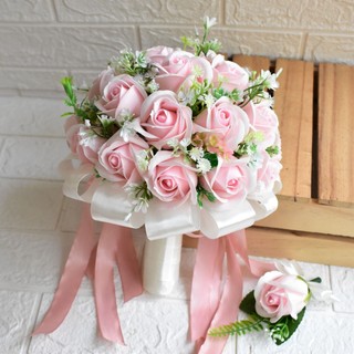 Bo hoa Hồng sap cô dâu trong ngày cưới, Bouquet of wedding flowers