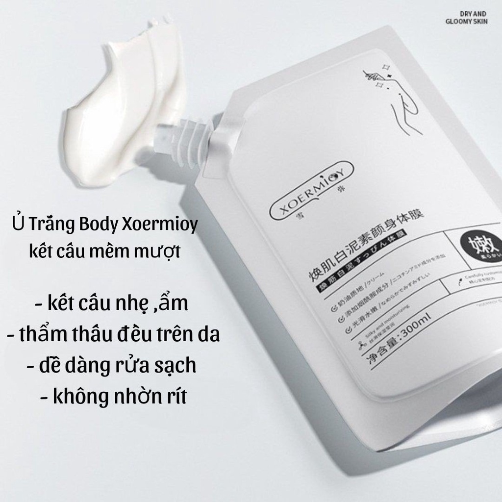 Mặt Nạ Ủ Trắng Body Niacinamide HUNMUI (300ml) - Cho Làn Da Cơ Thể ...