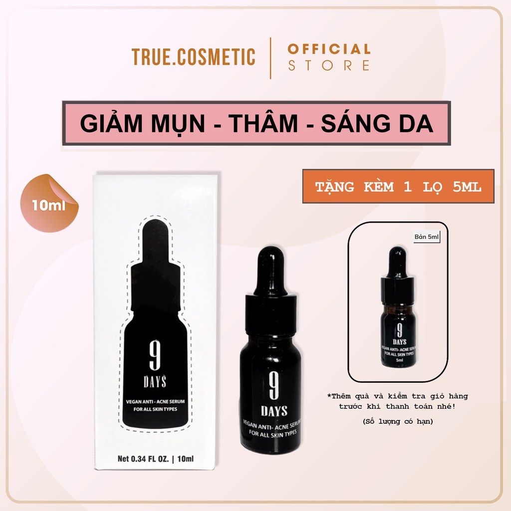 Vì sao nhiều khách hàng tin tưởng và lựa chọn Serum trị mụn 9 Days?
