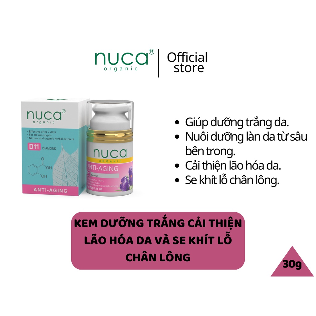 Kem NUCA Kem Dưỡng Trắng Cải Thiện Lão Hóa Da Se Khít Lỗ Chân Lông