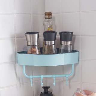 Kệ góc đám mây 2 lớp dày dặn kèm miếng dán siêu chắc,kệ để đồ nhà tắm,phòng bếp đa năng tiện lợi {H}