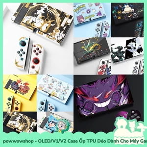 SWITCH2/Oled/V1/V2 Case Ốp TPU Dẻo Dành Cho Máy Game Cầm Tay Nintendo Swicth Phong Cách Game Pocket Monster