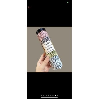.Set Ống 100 Chun Buộc Tóc Trộn Nhiều Màu Vitage Cho Bạn Nữ.
