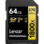 Thẻ nhớ SDXC Lexar 1800x  UHS-II 64GB 128GB 256GB, tốc độ 280MB/s cho máy ảnh, máy quay — ảnh 3