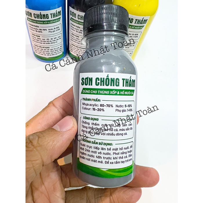 SƠN CHỐNG THẤM CHO THÙNG XỐP ĐỂ NUÔI CÁ CẢNH