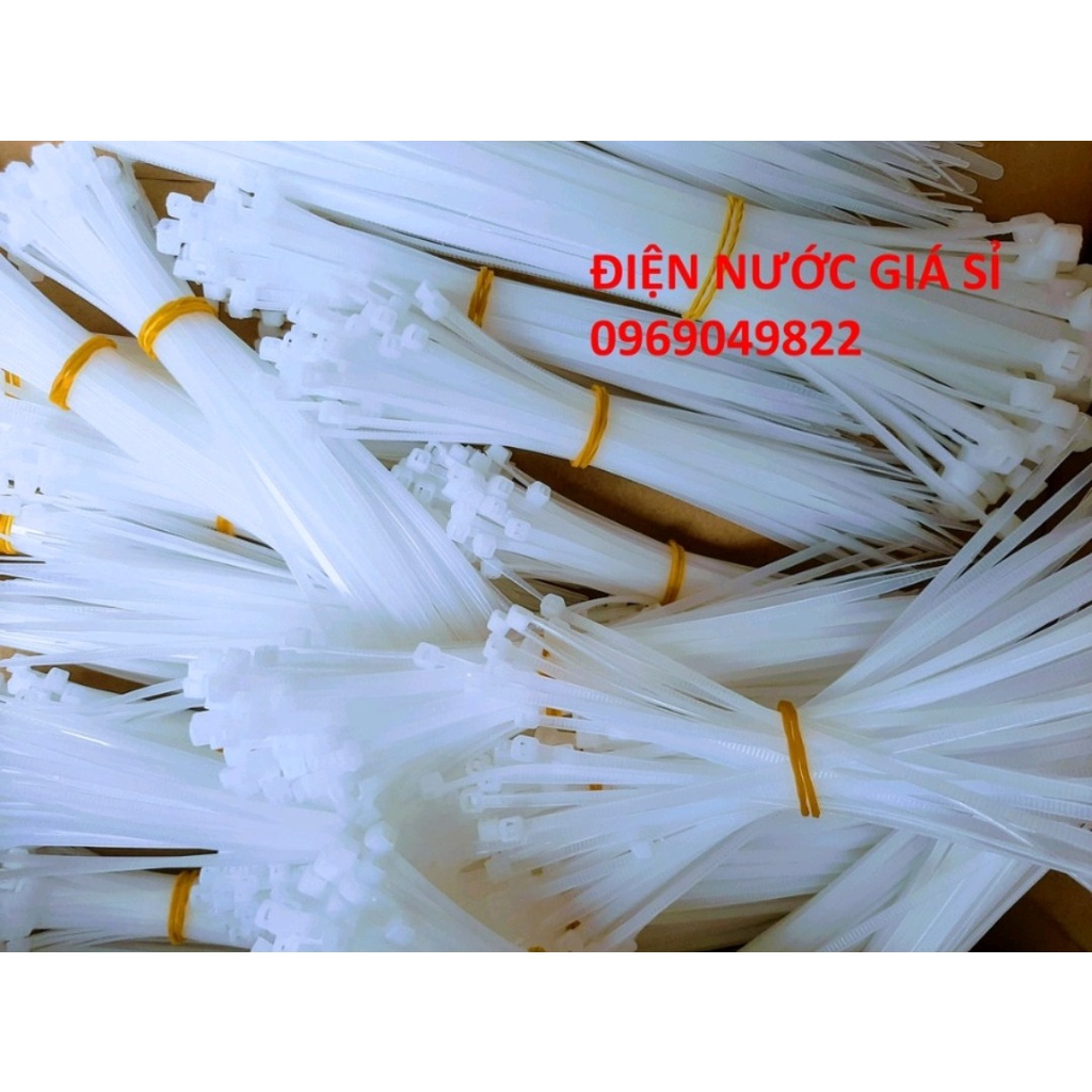 Bịch 500 Sợi Dây Rút Nhựa, Dây Thít Nhựa 10cm 15cm 20cm 25cm 30cm 40cm ...