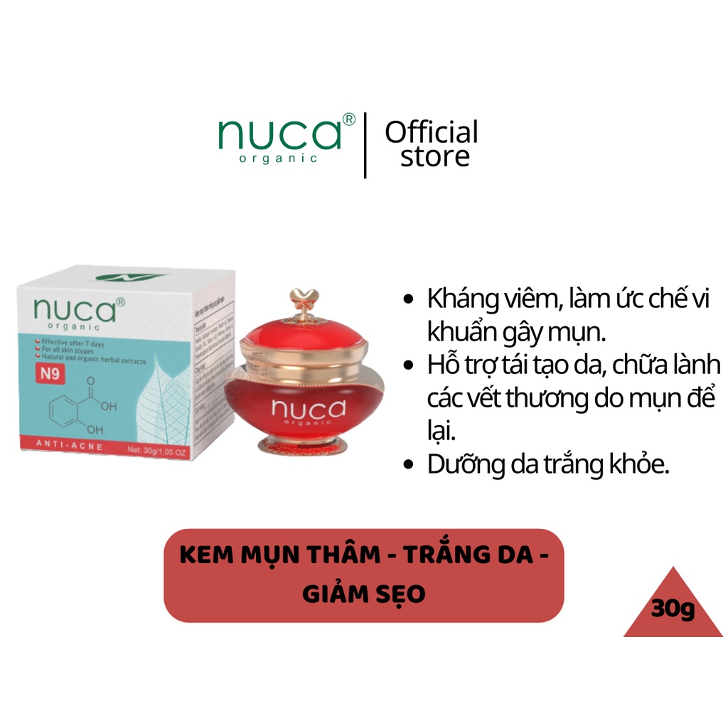 Kem NUCA Kem Mụn Thâm Trắng Da Giảm Sẹo NUCA Kem Mụn NUCA