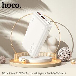 Pin dự phòng Hoco J101A 20000mAh USB QC 3.0 22.5W, TypeC PD 20W - Phụ Kiện Nhất Tín