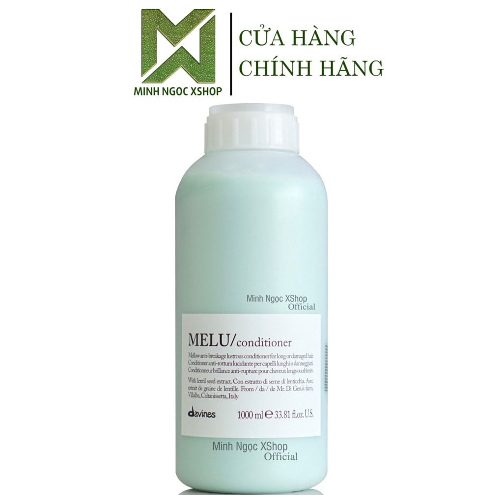 Dầu xả dành cho tóc dài và hư tổn Davines Melu Conditioner 1000ML
