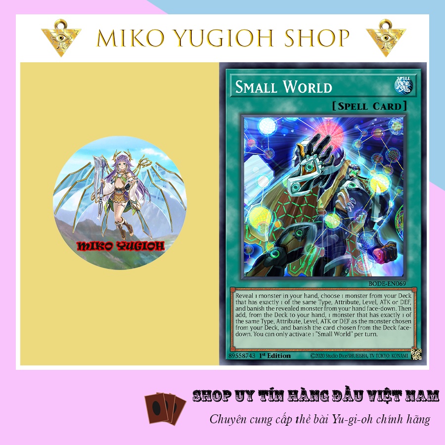 Miko Yugioh Thẻ Bài Yugioh Chính Hãng Tiếng Nhật Small World Rc04 Shopee Việt Nam 2020