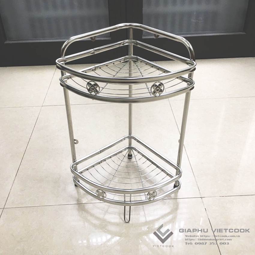 KỆ GÓC INOX 2 TẦNG VIETCOOK | Shopee Việt Nam