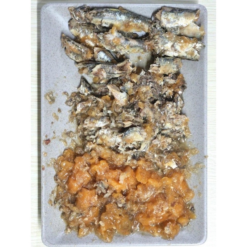 Pate lon Snappy Tom Real Fish và Real Meat 400g cho Mèo