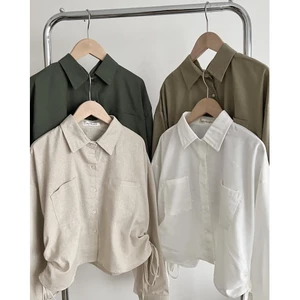 ÁO SƠMI LINEN RÚT EO ⚡HỎA TỐC⚡ MEOINDAHOUSE