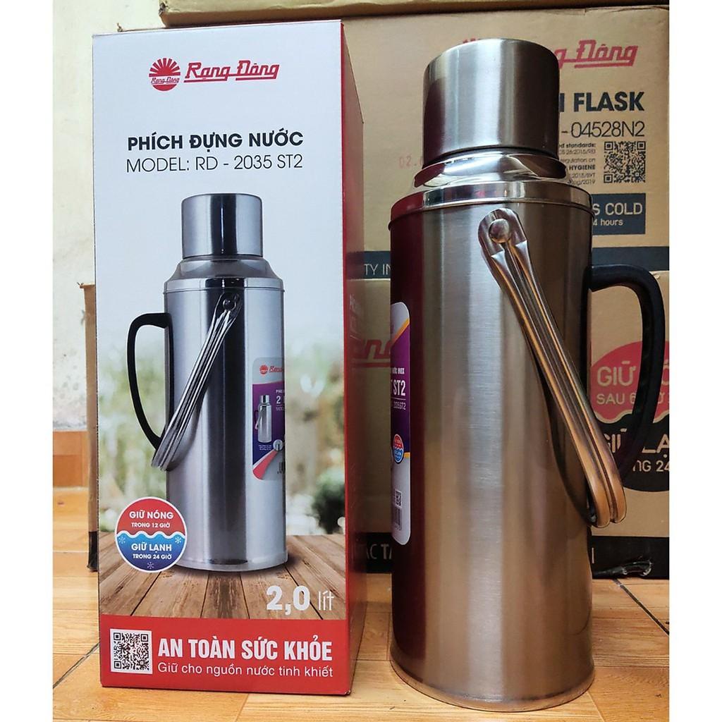 Ảnh Phích đựng nước 2 lít Inox Rạng Đông - Model: RD-2035 ST2 3