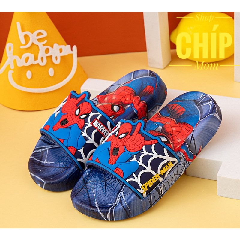 sandal bé trai dép lê cho bé gái siêu nhân người nhện siêu nhẹ đi mùa hè chống thấm nước 686 ( ảnh thật )