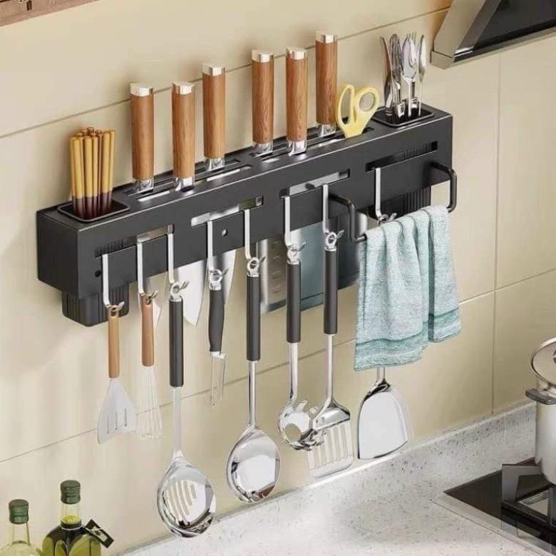 Giá cài dao dán tường - Kệ treo dao kéo nhà bếp - Kệ để dao - Giá treo dao nhà bếp - Giá để dao