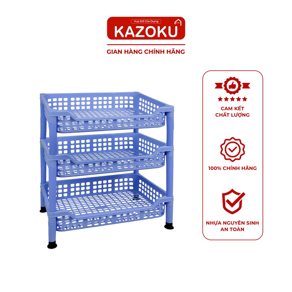 Kệ Chén Lớn (Không có Mâm) - 52.5cm x 34.5cm - [KT2,3,4L] - Vua đồ gia dụng Kazoku