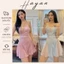HT214 Váy ngủ sexy phối ren hông xuyên thấu kèm ĐỆM LÓT, đồ ngủ lụa dáng xoè tôn dáng HT214
