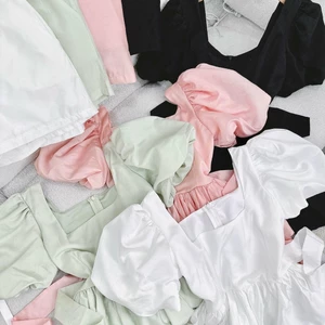 SET ÁO BBD VOAN TƠ CỘT NƠ & SHORT⚡HỎA TỐC⚡ MEOINDAHOUSE