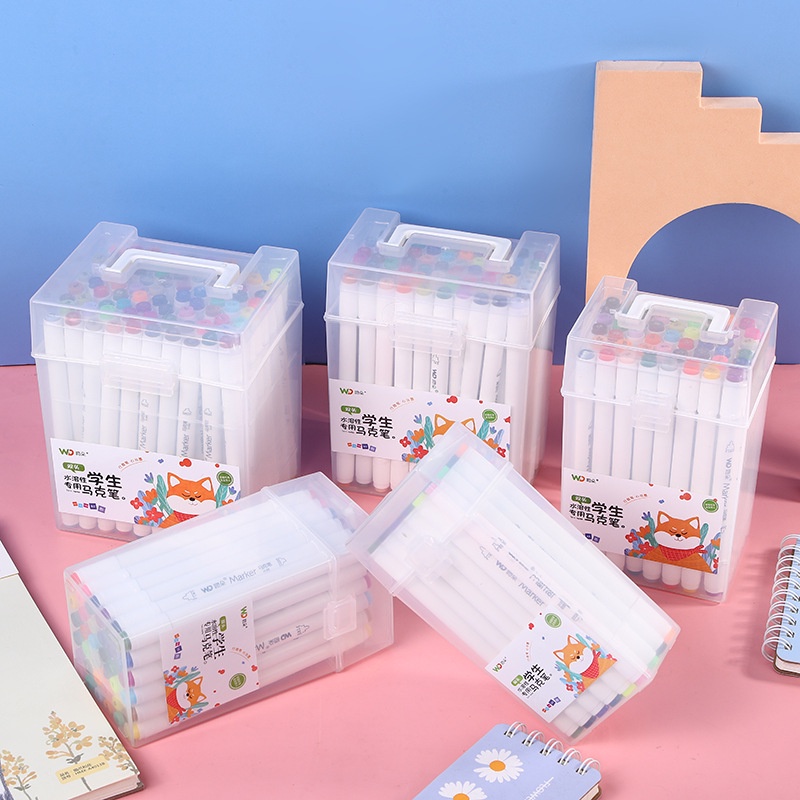 Set bút màu dạ 2 đầu, bút maker vẽ chuyện nghiệp hộp 12 -24 -36 màu ...