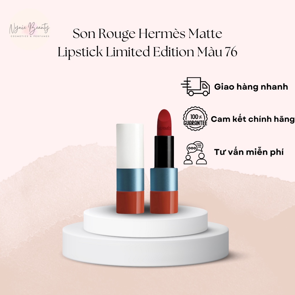 Son Hermes Rouge Matte Lipstick Limited Edition 81 Rouge Grenat