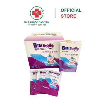 Miếng Dán Hạ Sốt Bibismile Cho Bé - Giúp Hạ Nhiệt, Giảm Sốt, Làm Mát Suốt 10 Tiếng - Hộp 6 Miếng