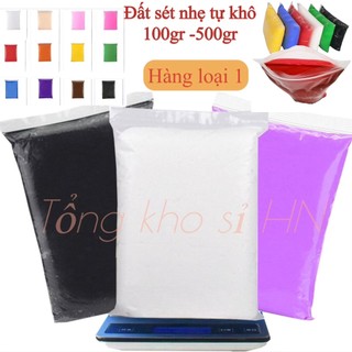 ĐẤT SÉT SIÊU NHẸ TỰ KHÔ 100gr ( full màu)/nguyên liệu là slime/handmade/decor/DIY.