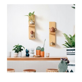 kệ treo tường decor trang trí cây cảnh mini kệ đựng đồ lưu niệm