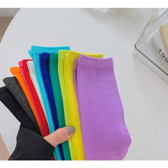 Vớ Tất siêu cao cổ đủ màu phong cách dễ thương và xinh xắn