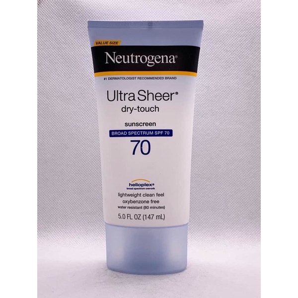 Kem Chống Nắng Neutrogena Ultra Sheer® Dry Touch Oxybenzone Free Sunscreen Lotion Broad Spectrum