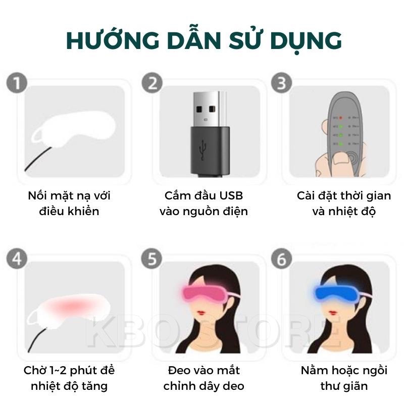 Túi trườm mắt thảo dược cắm điện