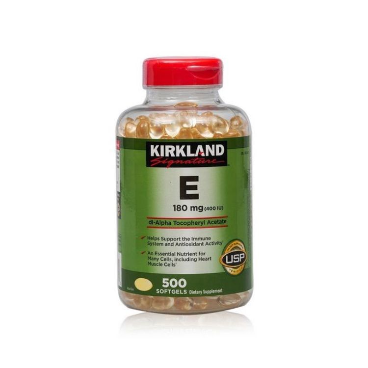 Vitamin E 180mg Kirkland 500 Viên Mỹ Shopee Việt Nam