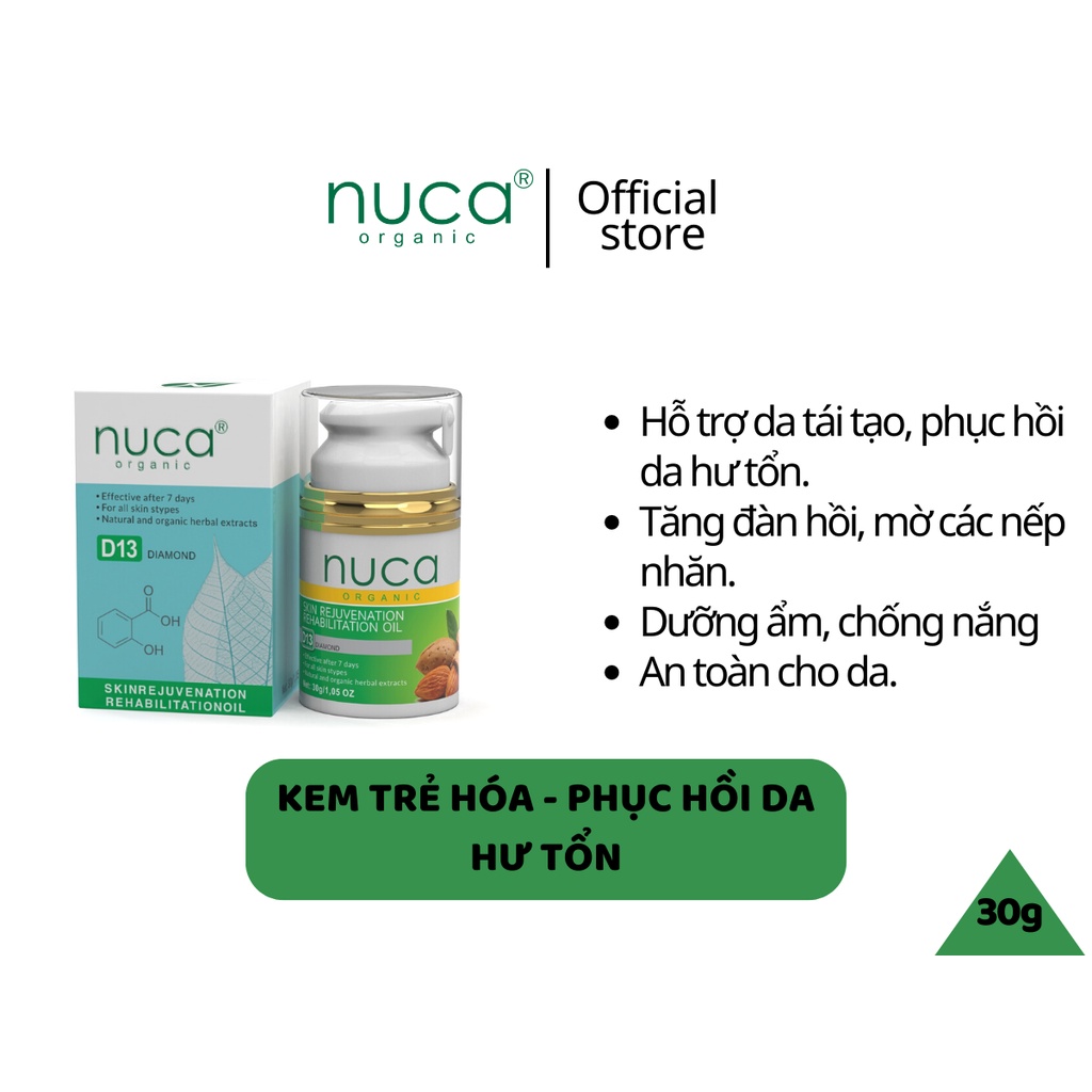 Kem NUCA Kem Trẻ Hóa Phục Hồi Da Hư Tổn NUCA