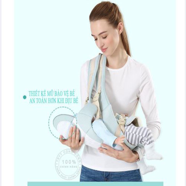 (CHÍNH HÃNG) Địu em bé chống gù Aixintu Forbaby cho be 036 tháng