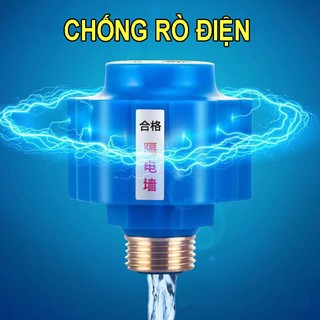 Bộ 2 cái Van chống giật bình nóng lạnh. Thiết bị chống rò rỉ điện an toàn cho máy nóng lạnh loại tốt zen đồng
